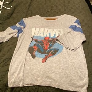 Quarter Sleeve Spider-man Shirt